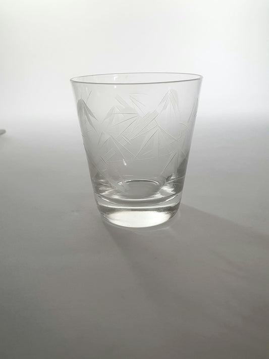 Wonderfully Mismatched Wine Glass Set: Sherry, Port, Noritake Tumbler