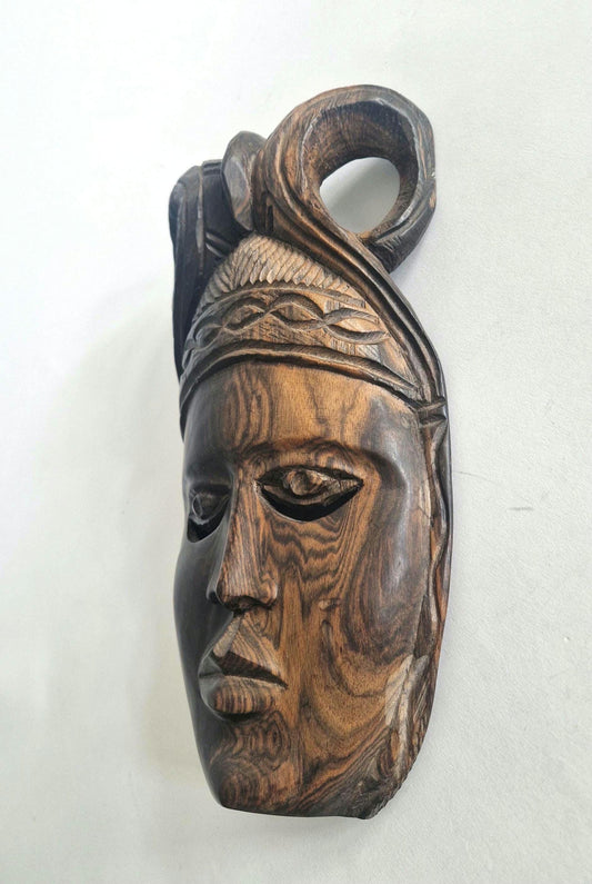 Heavy Sculptural West African Mask, Representing Tribal Spirit. c1960s