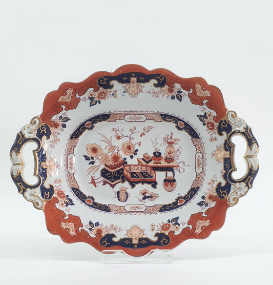 Ashworth Ironstone 'Chusan' Plate Set: Victorian Imari Clarendon Style