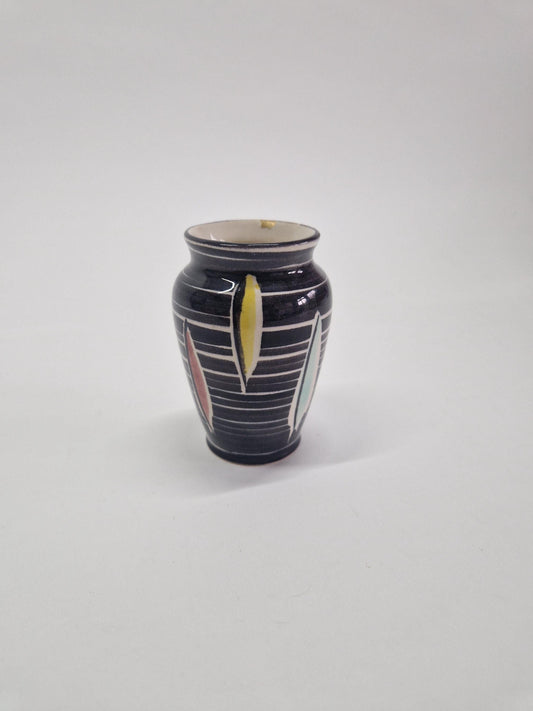 Vintage Scheurich Keramik Mini Vase: Mid-Century Modern Design with Kintsugi Repair