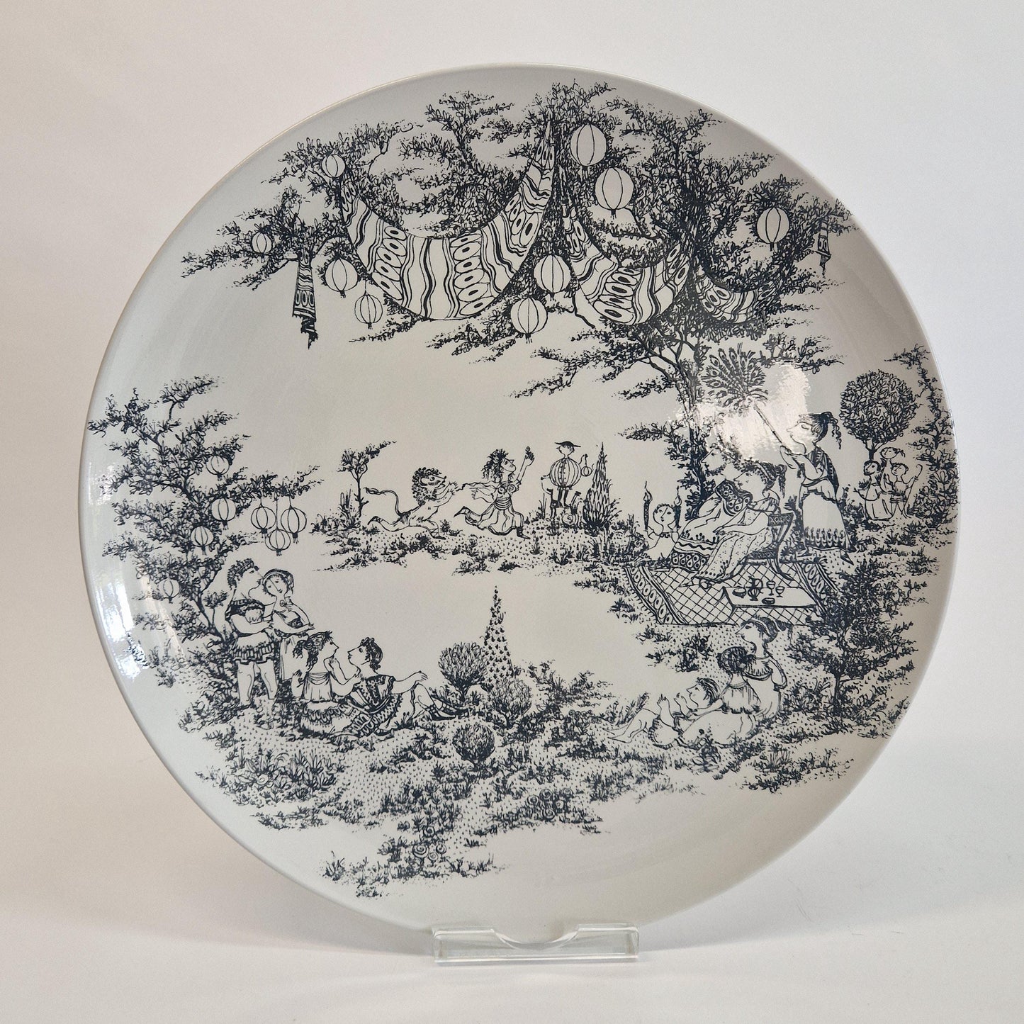 Vintage Bjørn Wiinblad 'Midsummer Night's Dream' Wall Platter, Nymölle Denmark