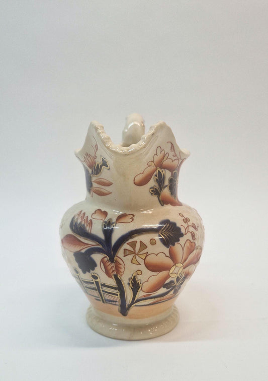 Antique Gaudy Welsh Jug/Creamer. c1823