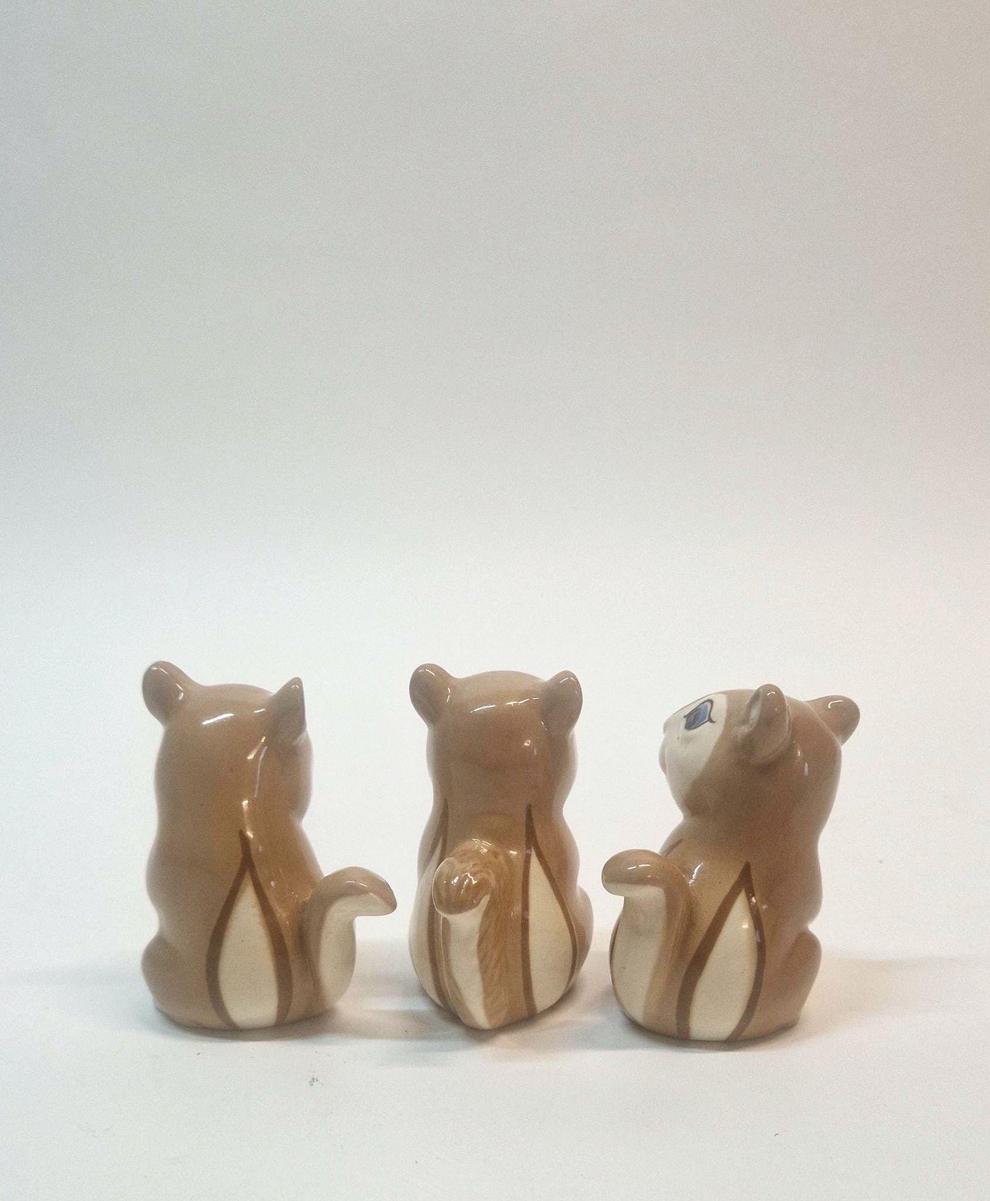 Rare set of 3 Squirrels by Joseph Szeiler. Immaculate Vintage Condition. c 1960s