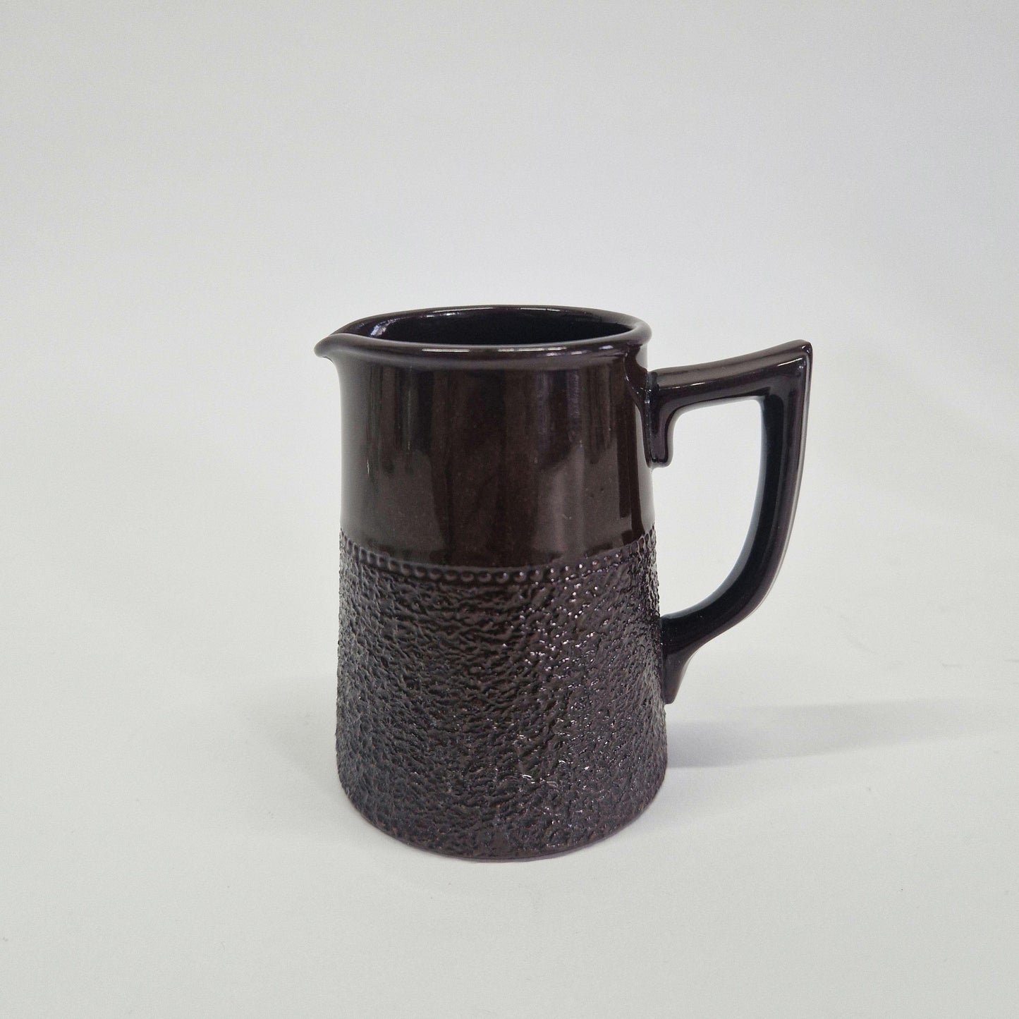 2 Vintage Brown Milk Jugs,  Gibson's and  Ellgreave, Both Produced in the 1950s