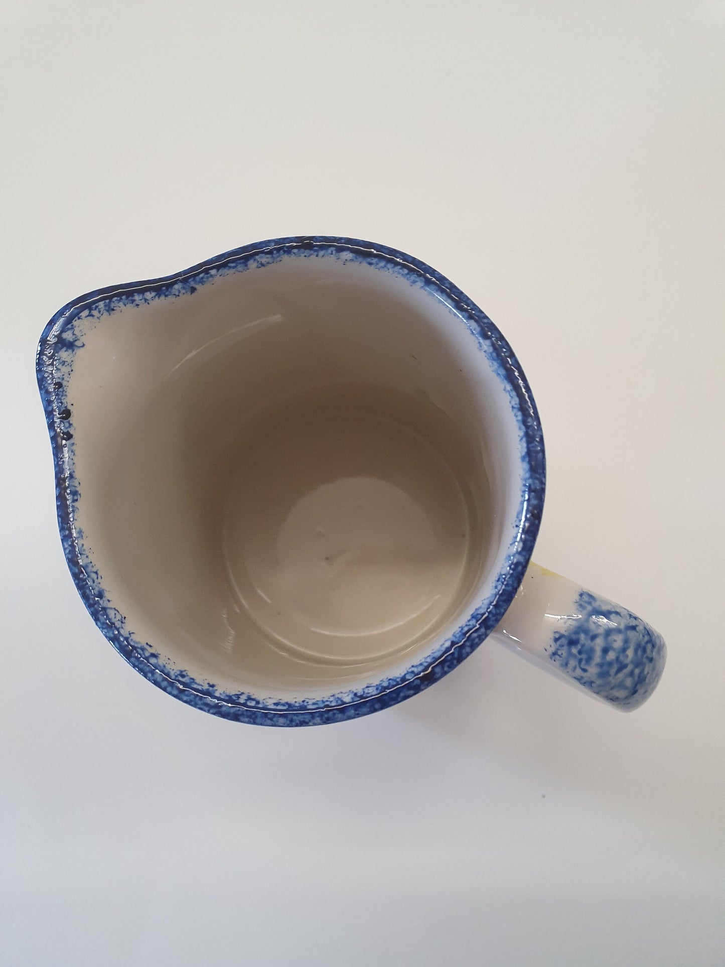 Vintage Cockerel Jug: Yellow & Blue Country Kitchen Pitcher, Made in England