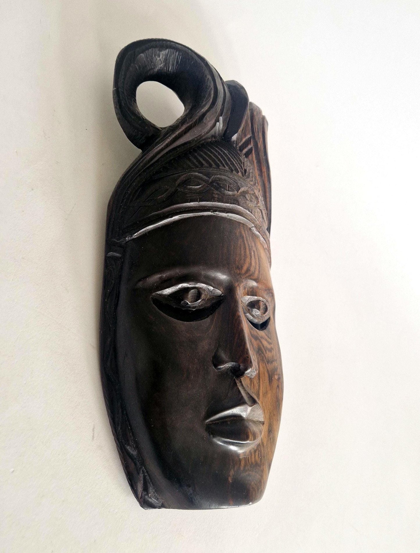 Heavy Sculptural West African Mask, Representing Tribal Spirit.  c1960s