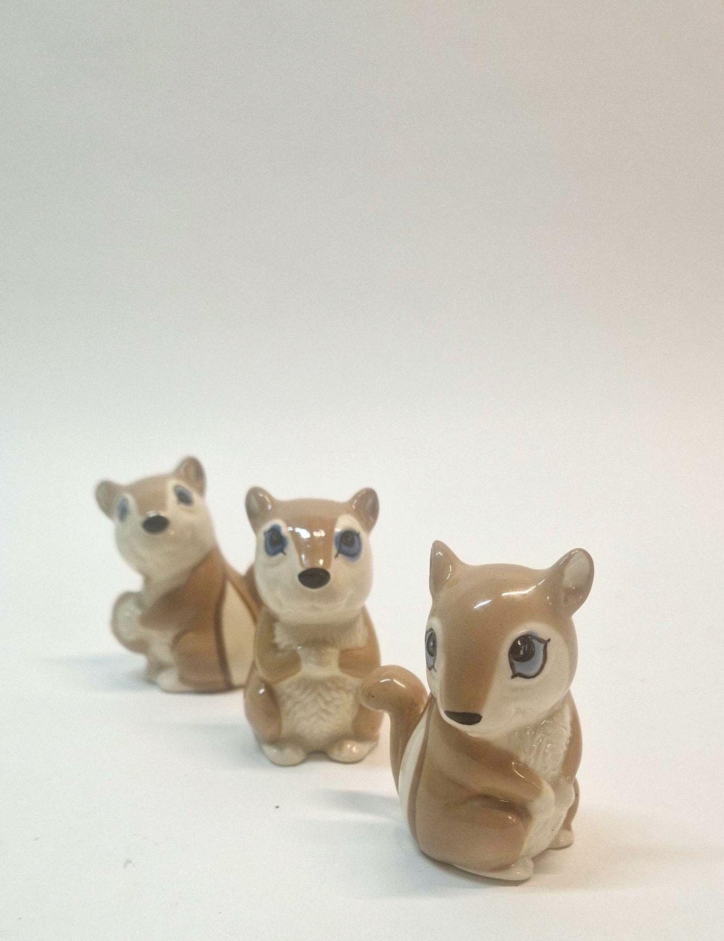 Rare set of 3 Squirrels by Joseph Szeiler. Immaculate Vintage Condition. c 1960s