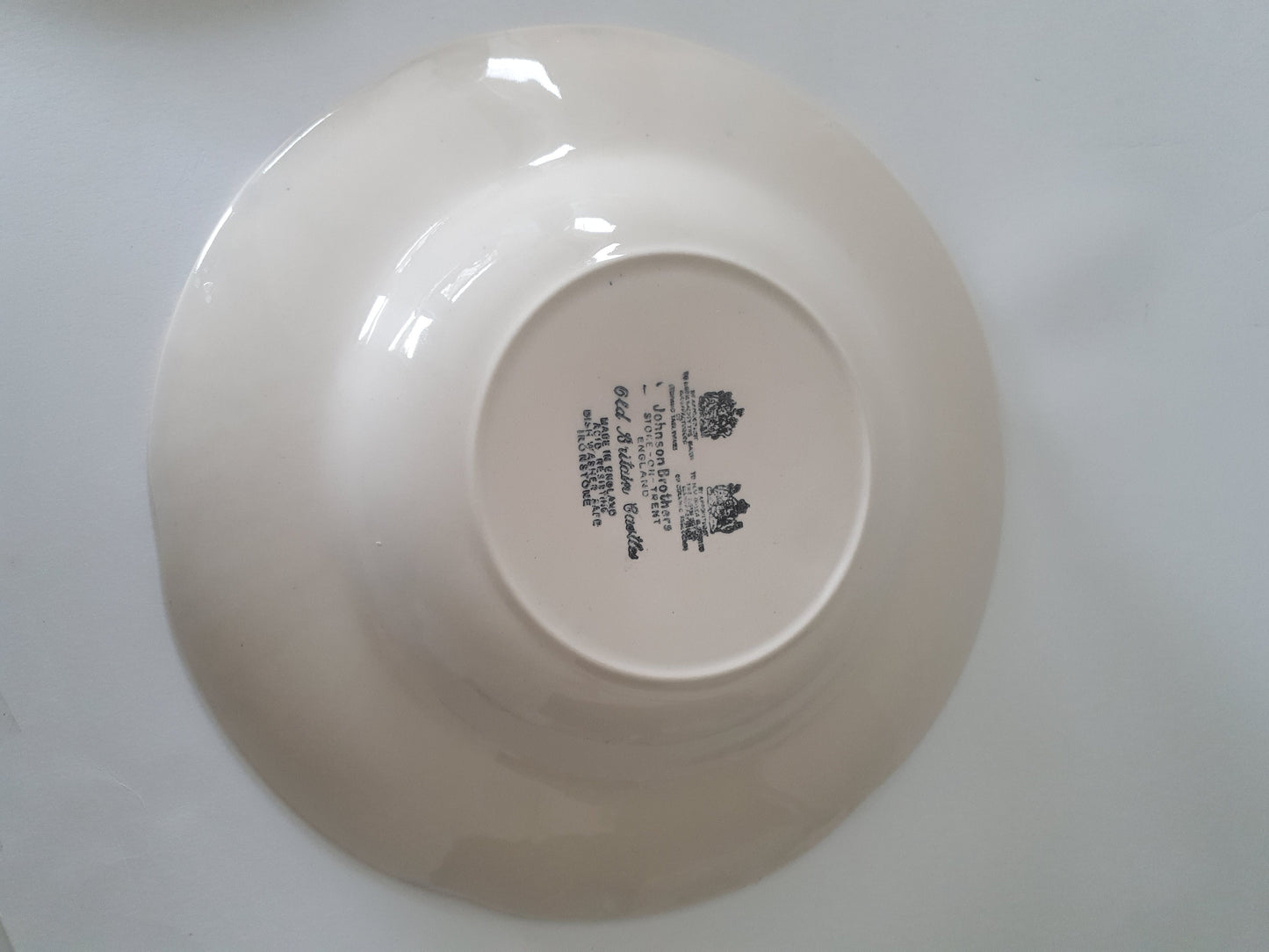 Vintage Johnson Bros Old Britain Castles Plate Set: 1930s Windsor & Blarney Castle