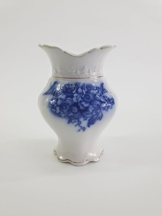 Rare Myotts 'Oriel' Flow Blue Vase or Toothbrush Holder. c1900s