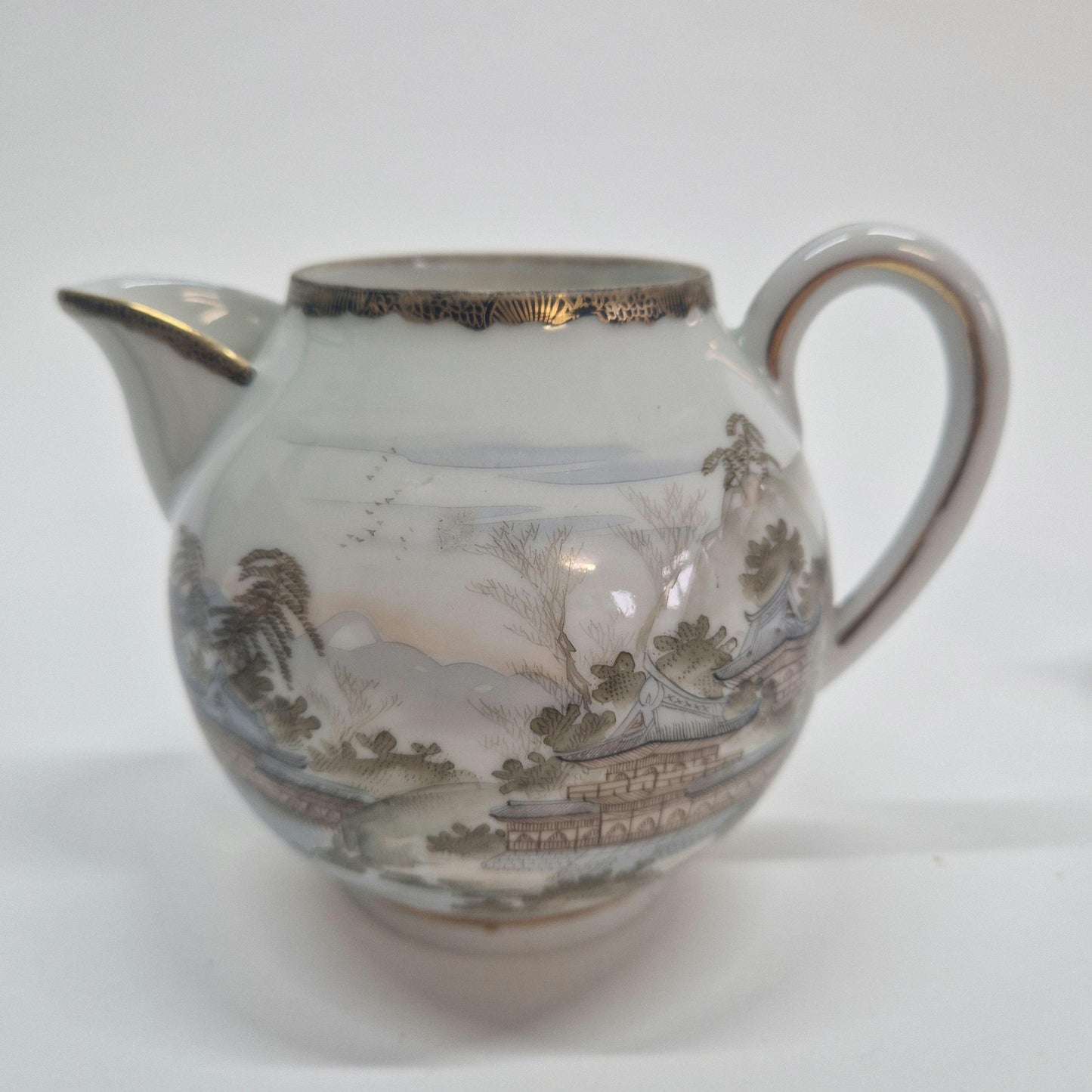 Motley Crew of 6 Creamers and 1 Portmeiron Soup Bowl. 1900-70s