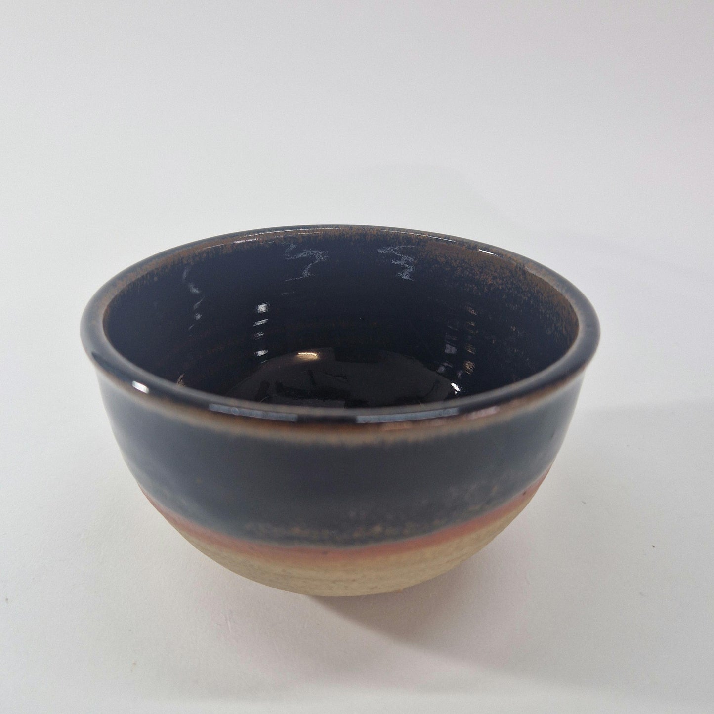 Vintage Rustic Milk Jug and Sugar Bowl. Hand Thrown and Rockingham Glaze. Mid Century