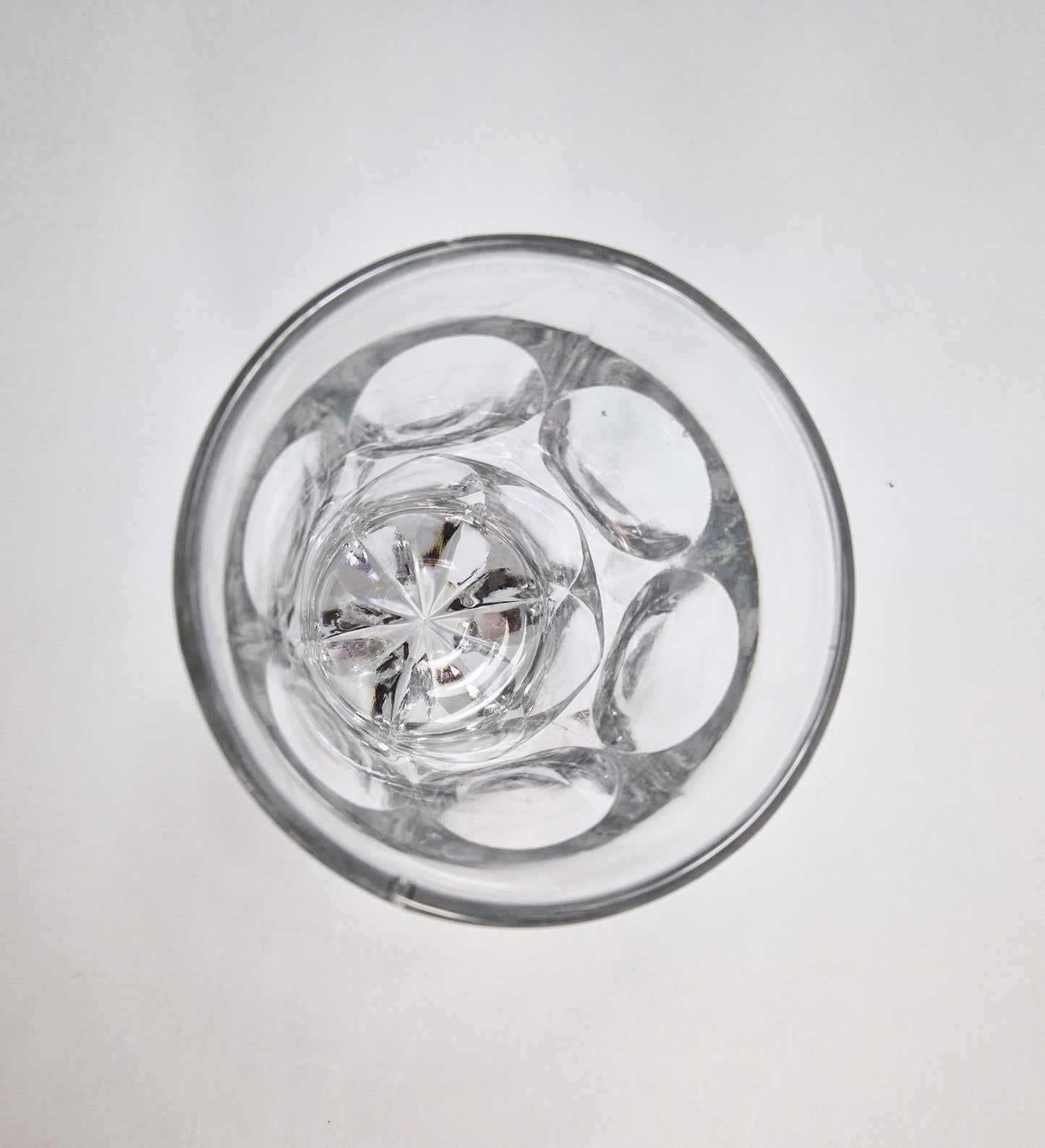 Victorian Vase, Thick Glass with Cut Designs. Thomas Gammon, Birmingham. 1849