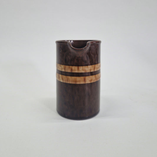 2 Vintage Brown Milk Jugs,  Gibson's and  Ellgreave, Both Produced in the 1950s