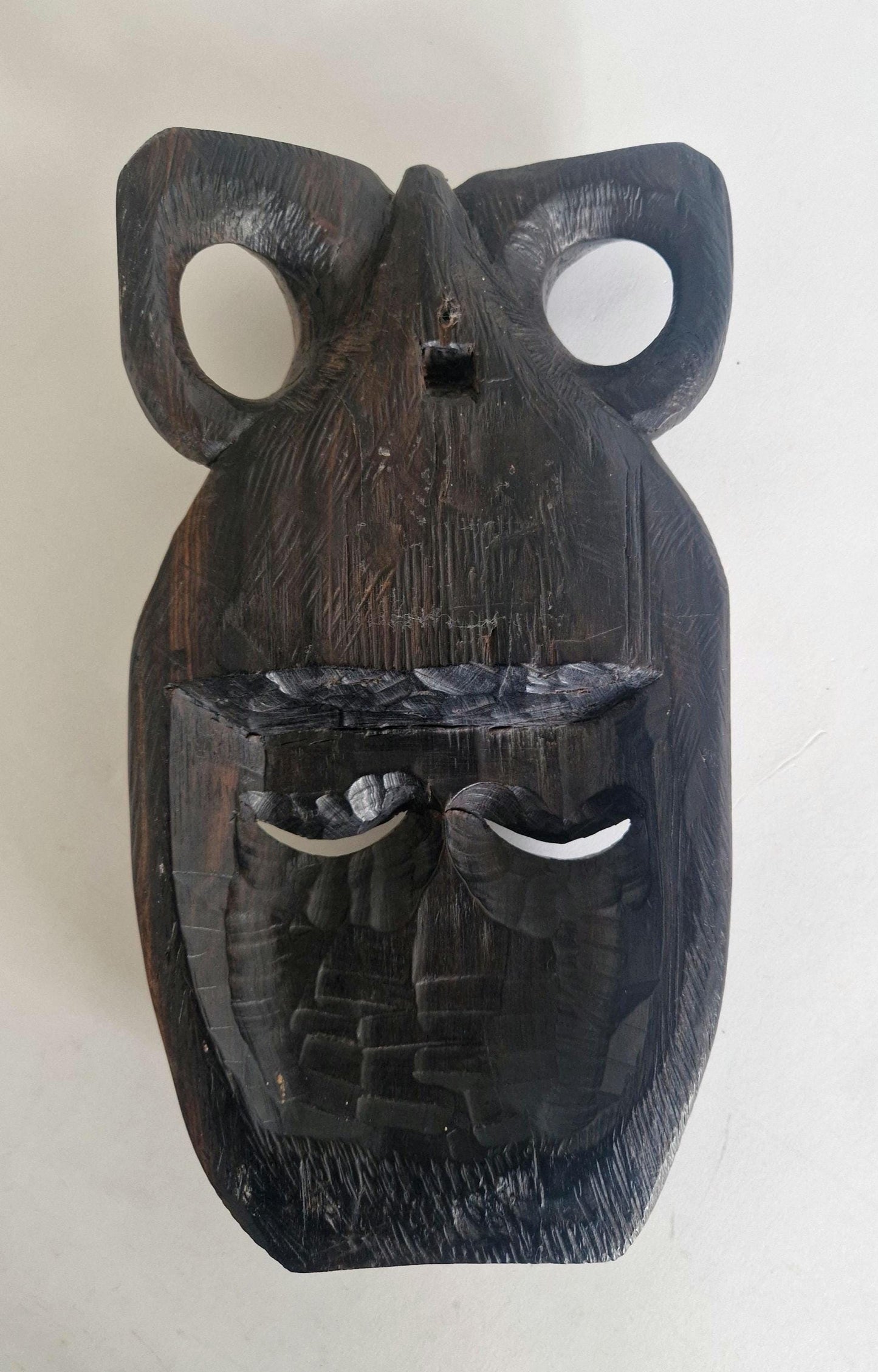 Heavy Sculptural West African Mask, Representing Tribal Spirit.  c1960s