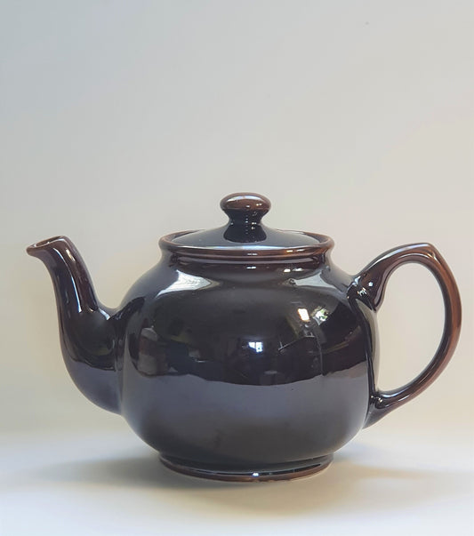 Brown Betty. Sadler Round Belly Teapot. 1980s