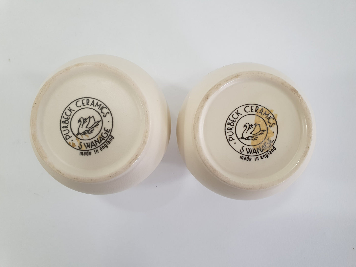 Vintage Purbeck Pottery Bird of Paradise Vases, 1970s Pair
