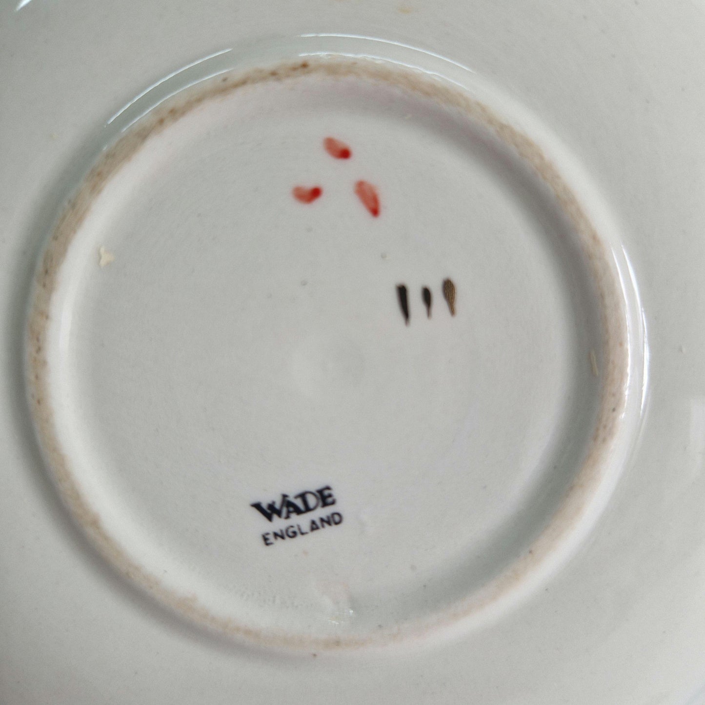 Vintage Wade Pin Dish, Humorous Concrete Mixer and Dice. c 1960s