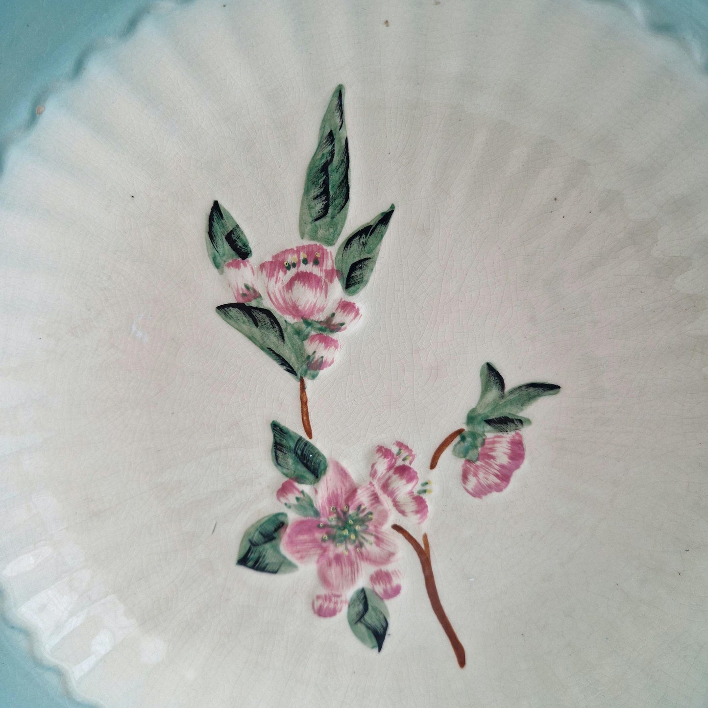 Vintage Shorter & Son, Floral Triangular Plate/shallow dish. c1940-50s