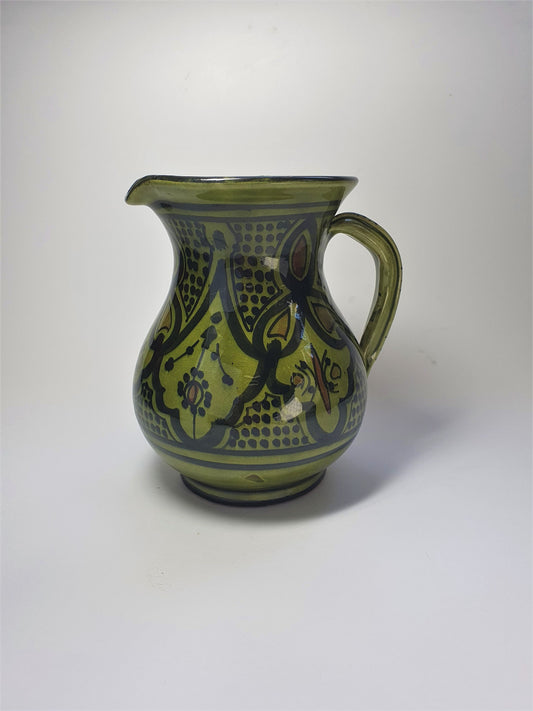 Moroccan Safi Jug, Handmade, Decorative Artwork