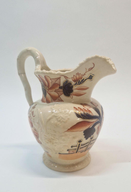 Antique Gaudy Welsh Jug/Creamer. c1823