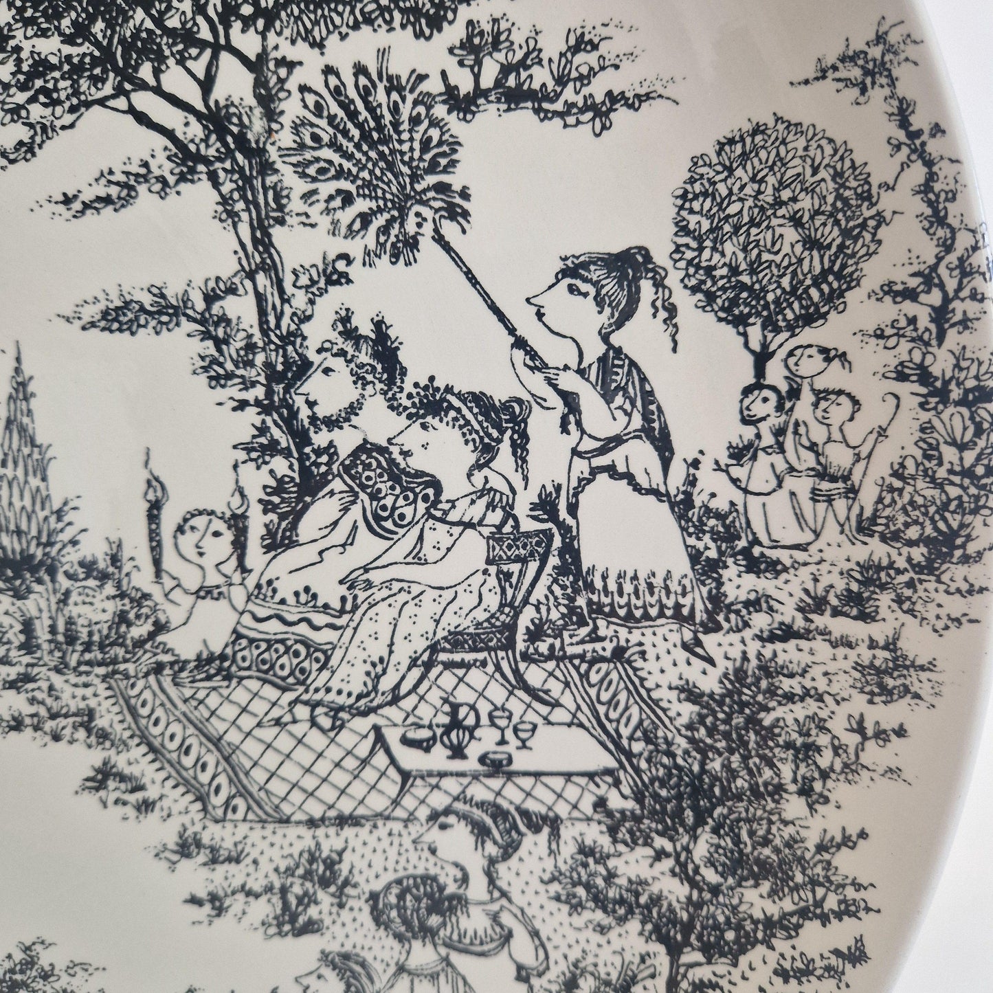 Vintage Bjørn Wiinblad 'Midsummer Night's Dream' Wall Platter, Nymölle Denmark