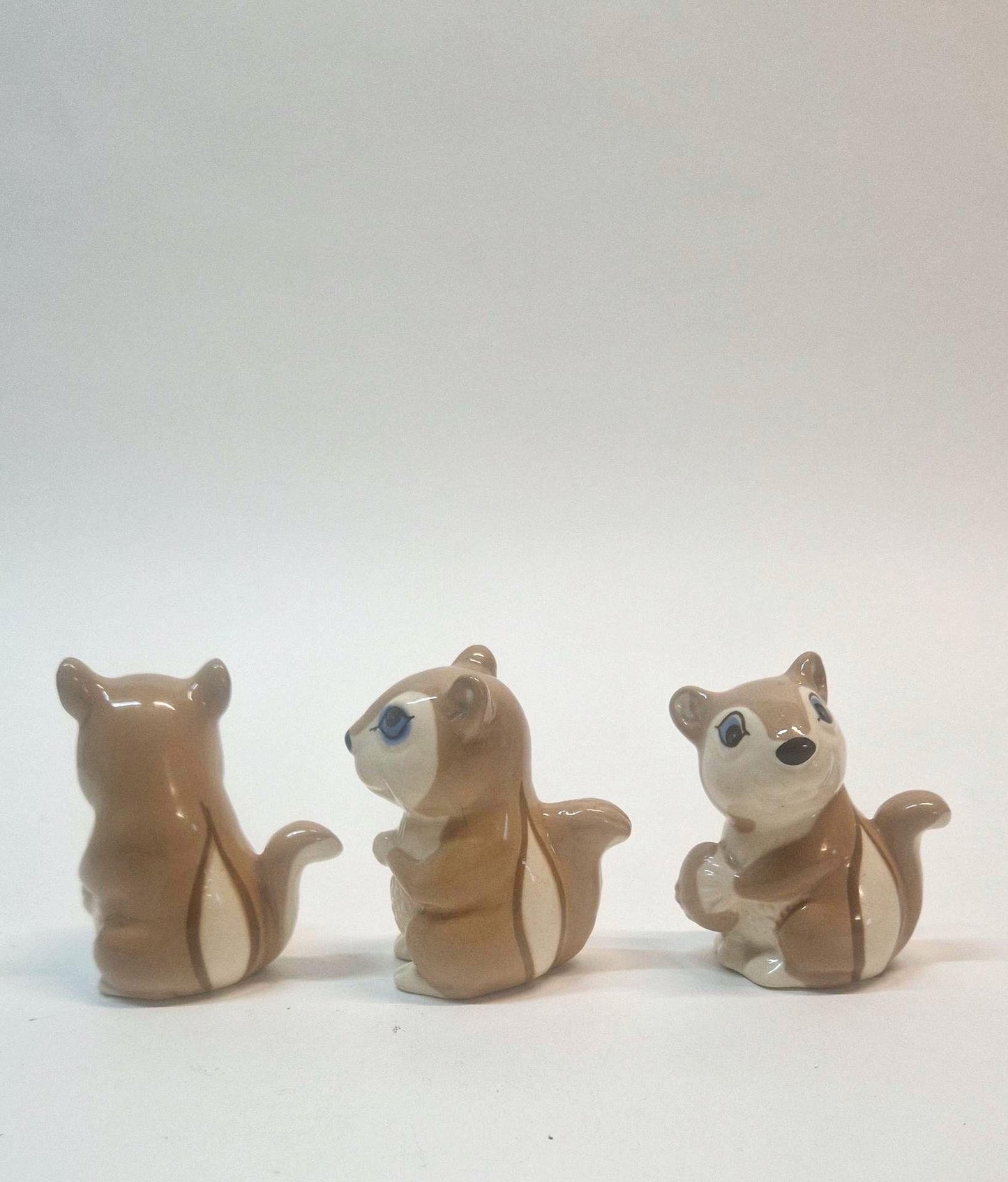 Rare set of 3 Squirrels by Joseph Szeiler. Immaculate Vintage Condition. c 1960s
