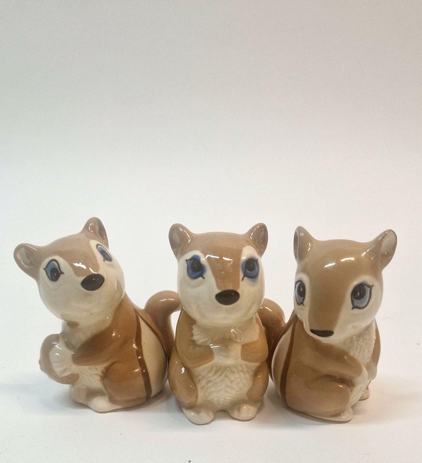 Rare set of 3 Squirrels by Joseph Szeiler. Immaculate Vintage Condition. c 1960s