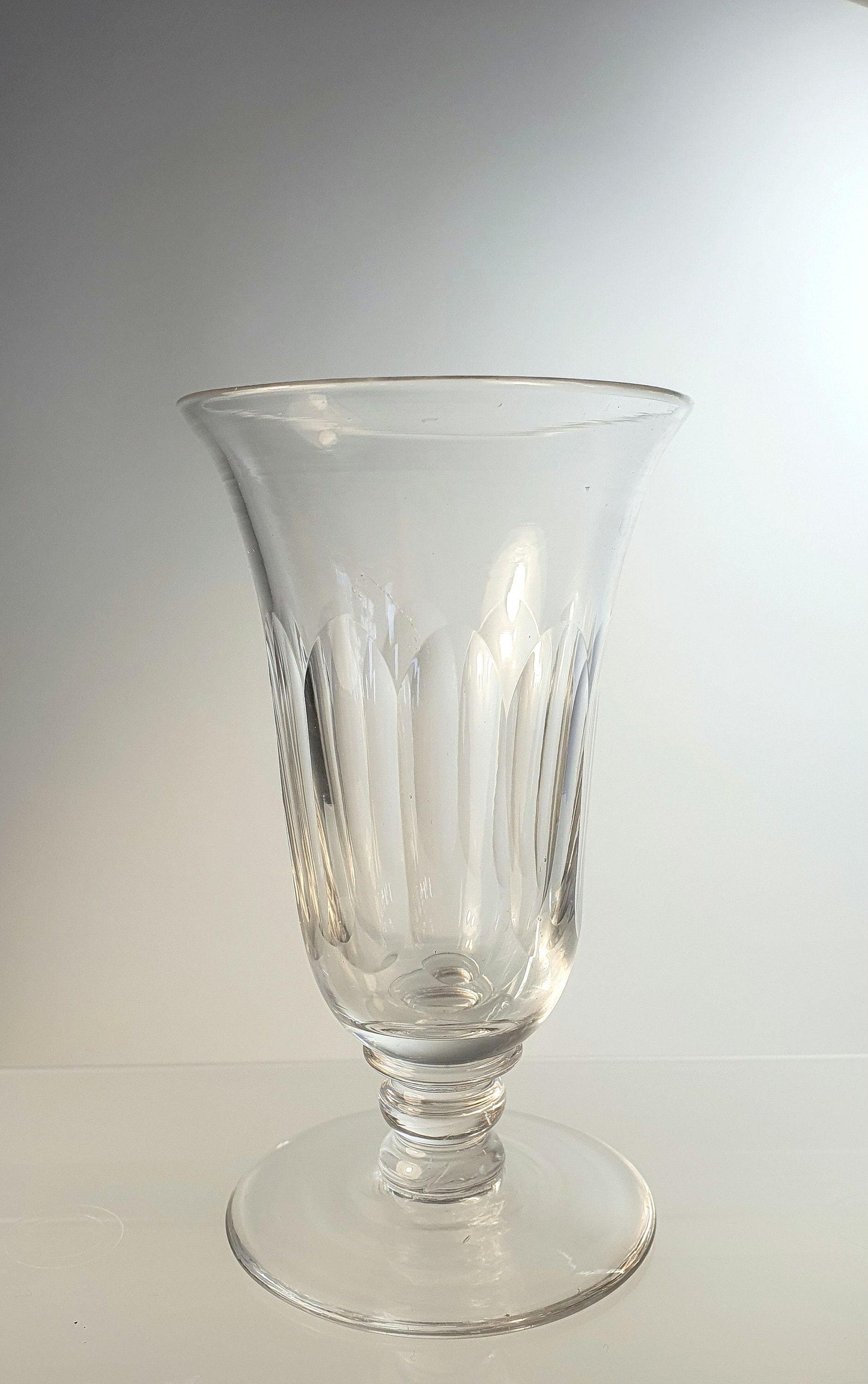 A Rare Set of 6, Antique Cut Lead Crystal Jelly Glasses. Georgian c1820s