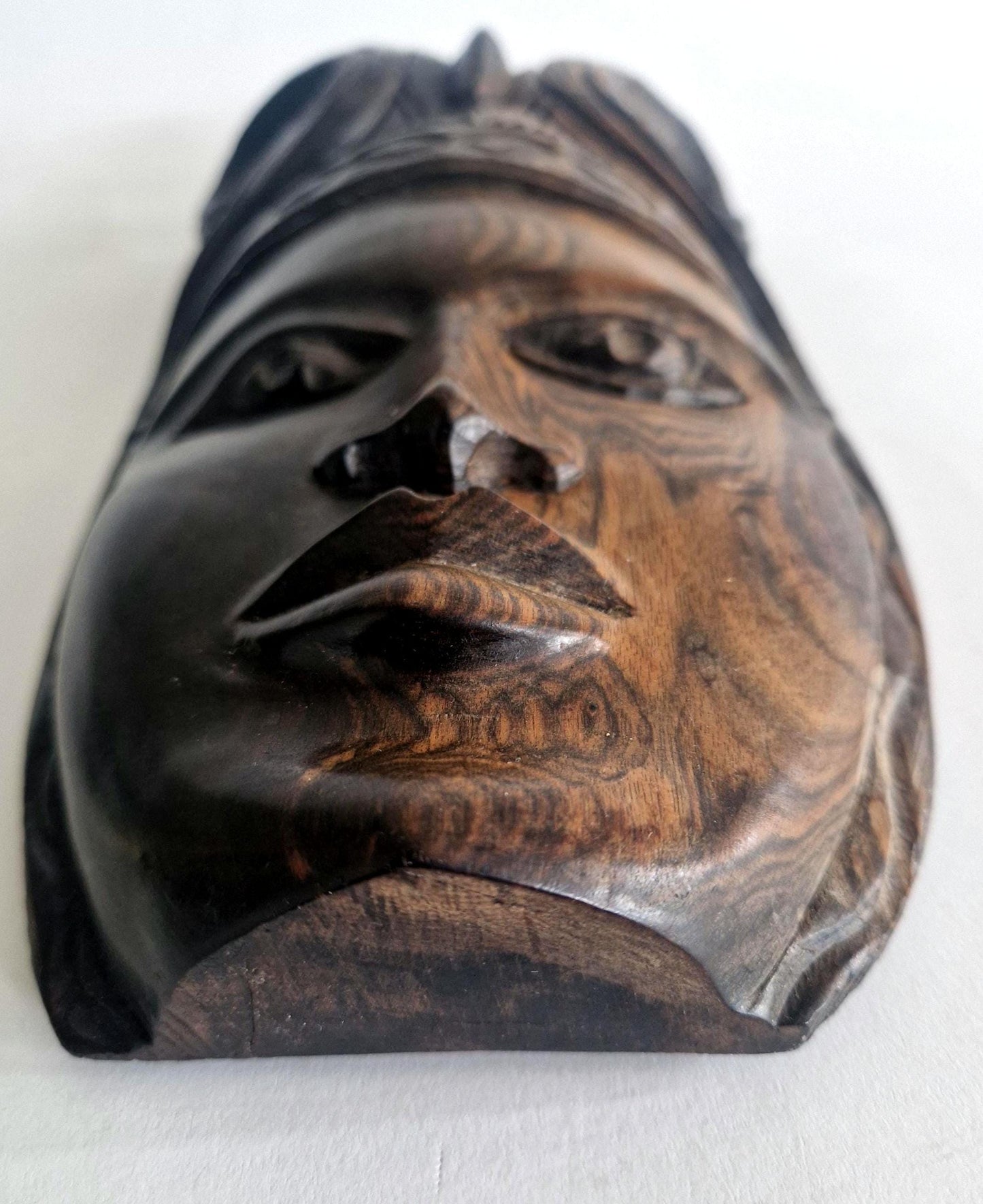 Heavy Sculptural West African Mask, Representing Tribal Spirit.  c1960s