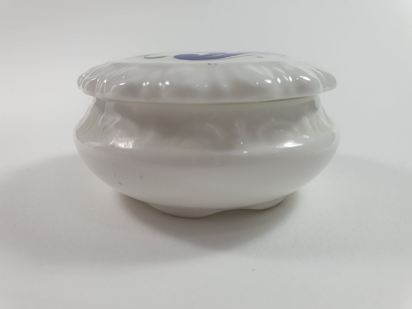 Coalport 'Pageant' Porcelain Pill Box: Floral Trinket Pot, 1970s Collectible