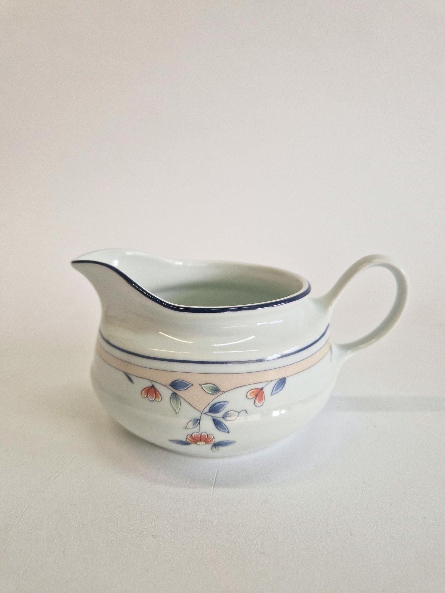 Vintage Princess House Porcelain Serving Set: Melody Tureens, Pie Dish, Gravy Boat