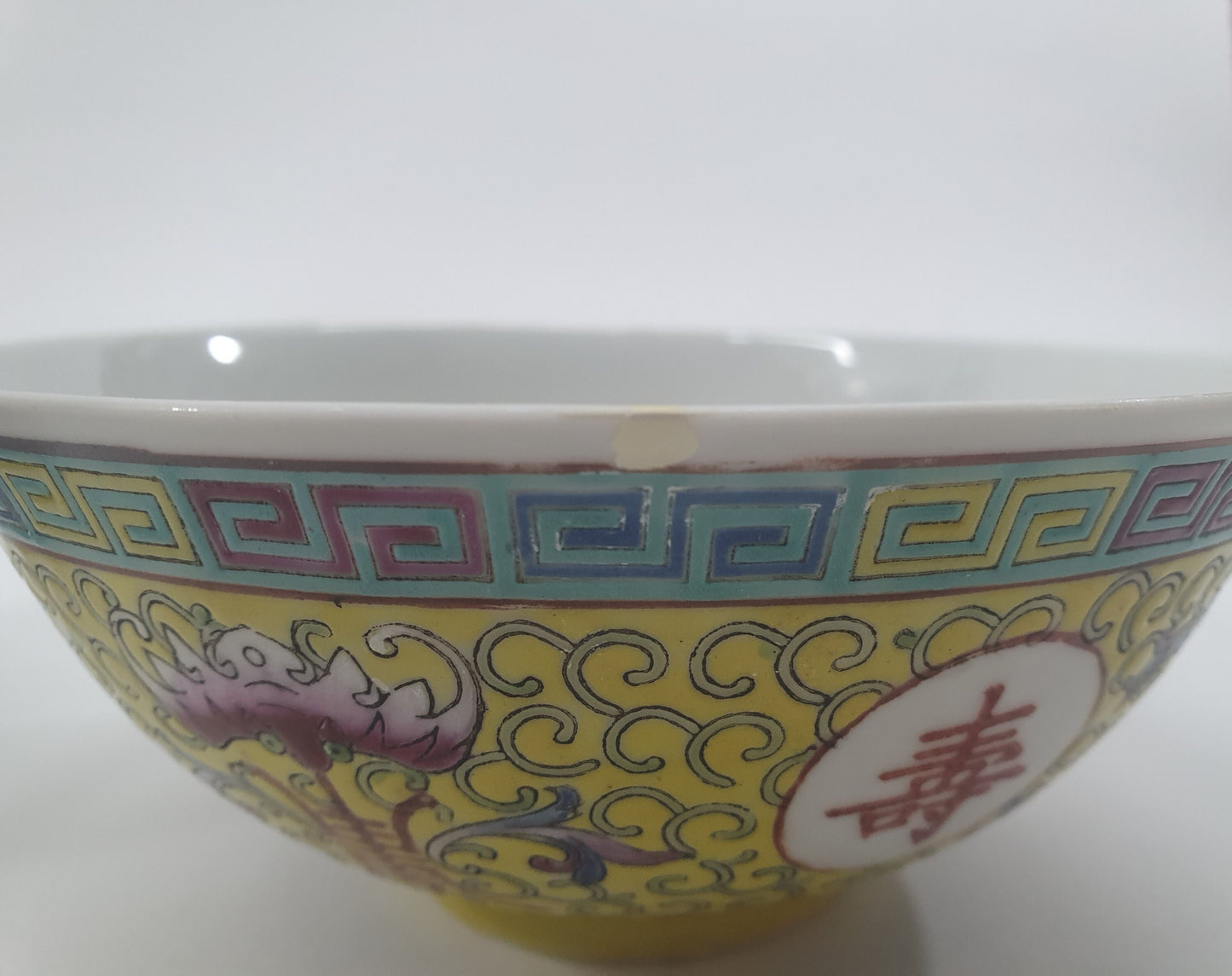 Vintage Jingdezhen Rose Chinese Ginger Jar and Bowl, c1990s, Delightful sweet container and dish
