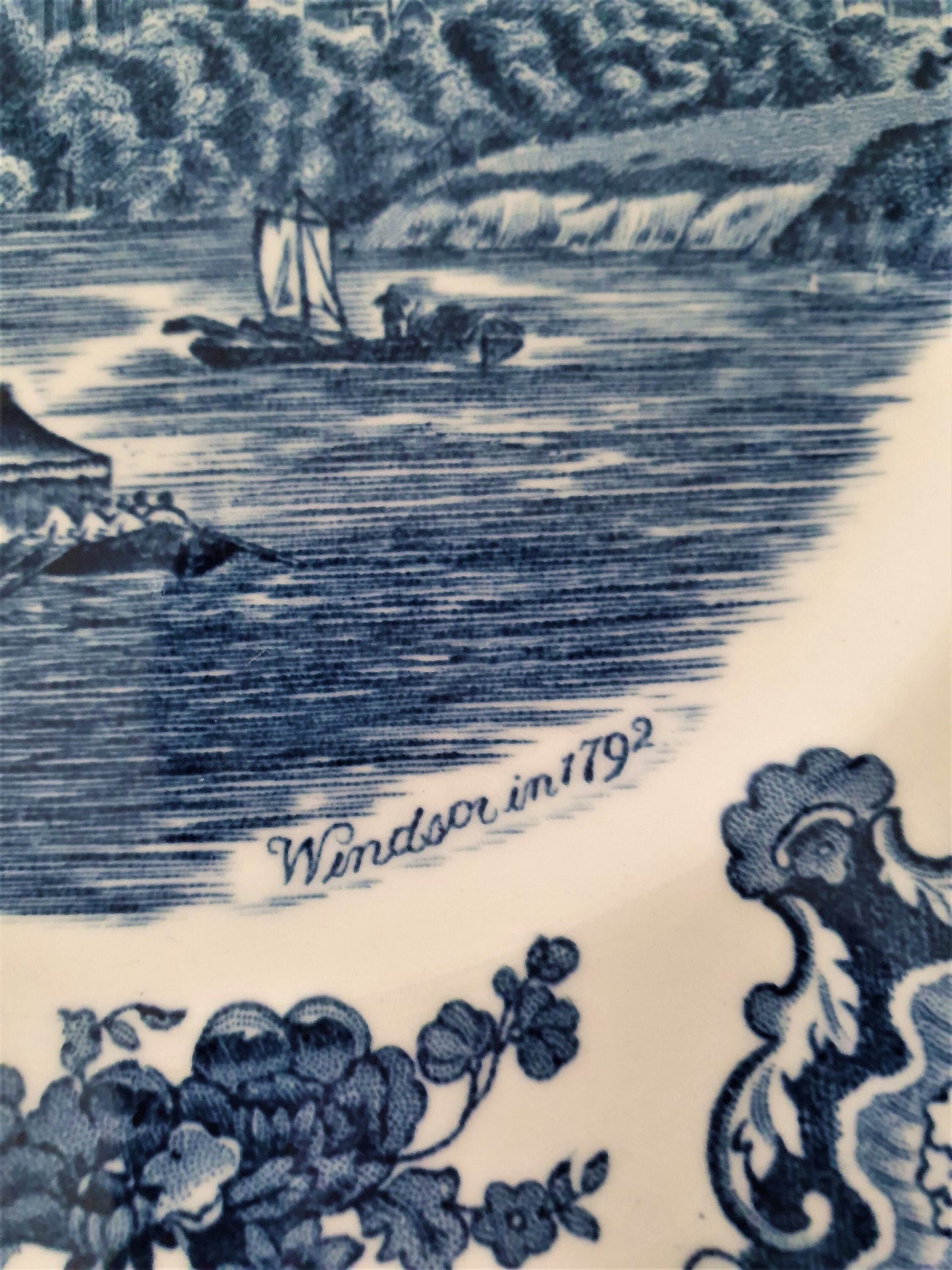 Vintage Johnson Bros Old Britain Castles Plate Set: 1930s Windsor & Blarney Castle
