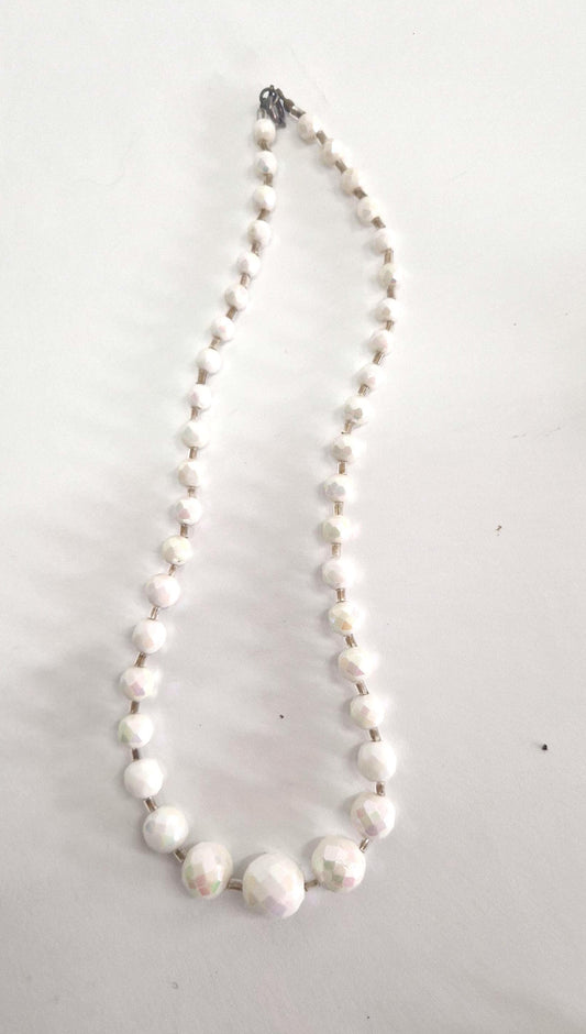 Vintage Jewelry Bundle: Art Deco Ring, Mother of Pearl Choker, Brooches